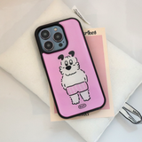 Pink pants epoxy bumper smartphone case