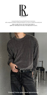 [Unisex] ベルベットゴルギスウェットシャツ(4color)