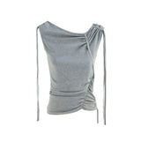Rina One Shoulder String Top