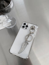 Celestial Feather Keychain