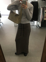 Essential Knit Half-Neck Zip-Up (3color)