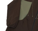Two string windbreak / brown