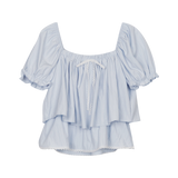 TIERED PUFF BLOUSE