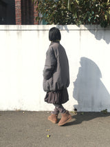 Urban volume round padded jacket