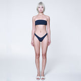 Nabi bandeau bikini - green/navy