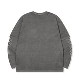 26FW★ロックスター キャット レイヤード ピグメント ロングスリーブ