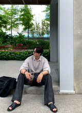 Hyper Essential Overfit Linen Shirt