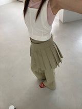 Roy Back Ribbon Cotton Bustier