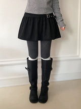 Diamond Punching Cotton Knit Tights (4color)