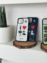 【MADE】 i ♥ cowboyフォンケース (ネイビー)