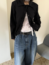 フリルクロップジャケット