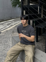 アーミーピグメントダイング半袖Tシャツ