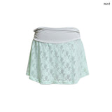(2color) Lace Flare Layered Shorts