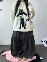 キュリタッピングトラックベルベットバルーンツータックバルーンパンツ 🤎🖤 3 カラーズ