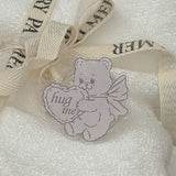 [Mademoment] vintage heart bear acrylic smart tok