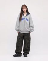 (UNISEX) チル リバーシブル オーバー フード ジップアップ