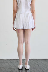  CUDDLY BALLOON SKIRT PANTS / WHITE