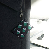 Keep Clover pattern keyring pouch(mini)