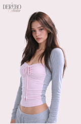 Blanc Center Gray Long-Sleeve T-Shirt
