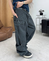 Roan Washed Utility Pocket Pants