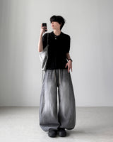Bagger Gray Balloon Denim