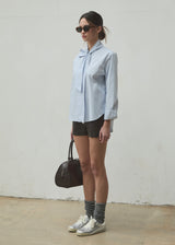 STRIPE TIE BLOUSE