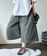 RIVET CARPENTER STRAP NYLON BERMUDA 🩶🤍🖤3COLOR