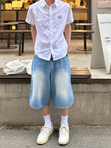 Send washing over bermuda pants
