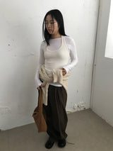 Halter Neck Tank Top (4color)