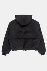 Cloud flap wool hooded jumper