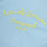 PARAGRAPH 刺繍スクリプトTシャツ