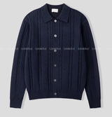 all-day cloth knit collar cardigan
