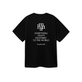 【数量限定】レタリングロゴハーフTシャツ [BLACK]