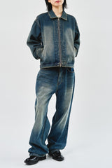 Norten Washed Denim Jacket_Blue
