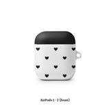 black love dot AirPods case