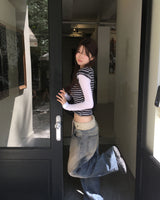 OOTJ vintage fade banding pants