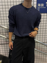 ビッグ リブド バイアス ロングスリーブ Tシャツ