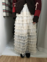 Rosalind Frill Tiered Skirt (1color)