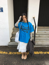 【即日発送】YWD ウェルカムTシャツ_ブルー (1color)