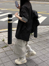 big pocket pigment bermuda pants