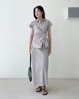 Dozen knotted wrap shirts