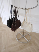 nylon eyelet shoulder bag