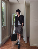Deero Tweed Half Jacket