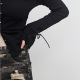 Law on String Cardigan