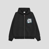 CLOUD CIRCLE LOGO ZIP HOODIE