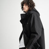 3 Layer Hard Shell Long-Jacket - BLACK