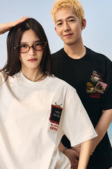 ベルクロドッグエンブロイダリーTシャツ