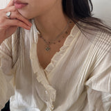 [MADE] Stone dot necklace