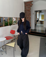 Mega D ring wide pants (2colors)