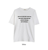 OVERFIT FOAM LETTERING T-SHIRT